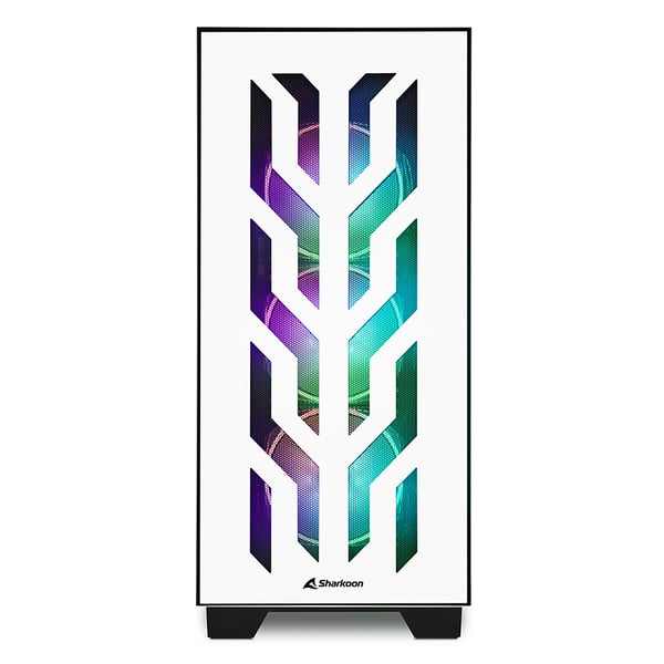 Miniatyrbild 2 av 7: Sharkoon ELITE SHARK CA300T Tower Vit