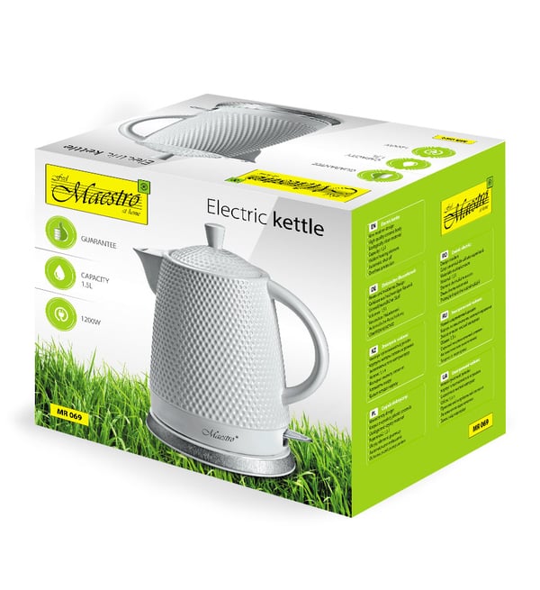 Feel Maestro MR069 vedenkeitin 1,5 L 1200 W Valkoinen