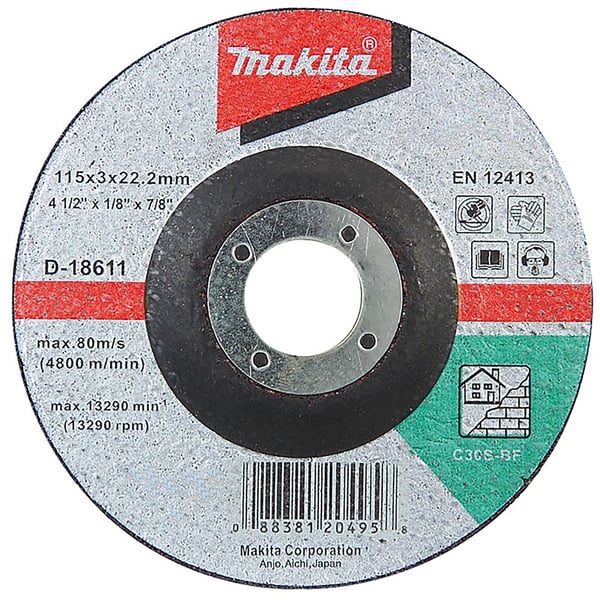 Makita D-18611 tilbehør vinkelsliber