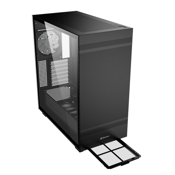 Miniatyrbillede 6 af 8: Sharkoon REBEL C50 RGB ATX Full Tower Sort