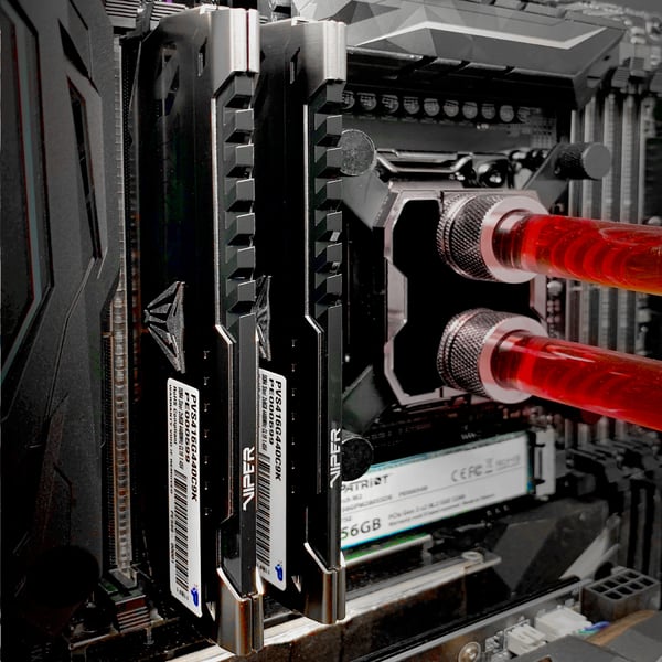 Miniatyrbillede 10 af 11: Patriot Memory Viper Steel PVS48G360C8 hukommelsesmodul 8 GB 1 x 8 GB DDR4 288-pin DIMM