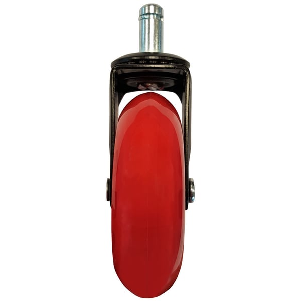 LC-Power LC-CASTERS-7BR-SPEED del till kontors- och datorstol Röd Plast, Gummi Svängbara hjul