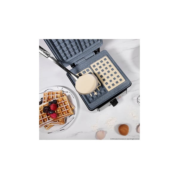 Cecotec Fun Gofrestone Double 2 vaffel/vafler 1200 W Grå, Hvid