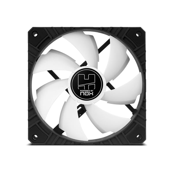 NOX Hummer H-FAN PRO Computerkabinet Ventilator 12 cm Sort, Hvid