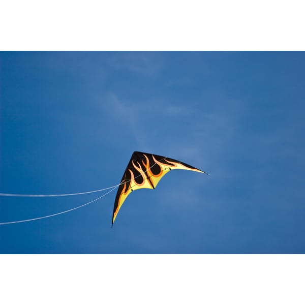 Miniatyrbillede 2 af 7: HQ Kites & Designs USA Bebop Fire R2F Dobbelt linje (stunt) kite