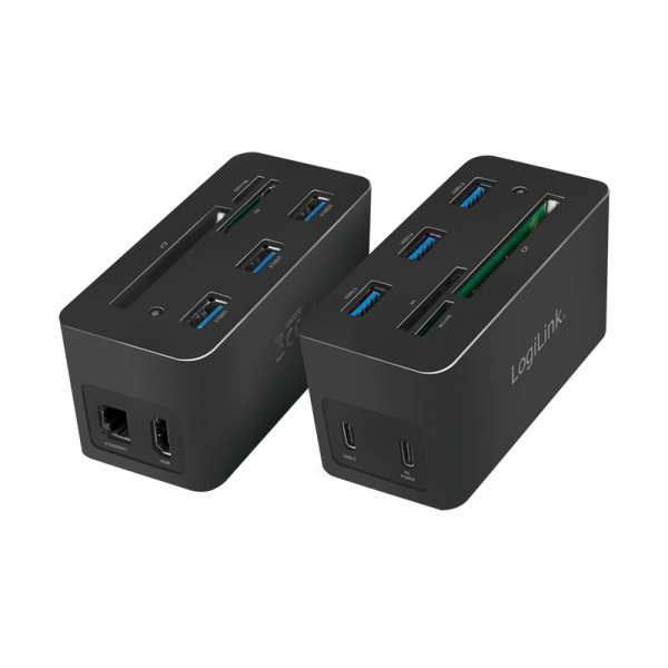 LogiLink-telakointiasema - USB-C 3.2 Gen 1 - HDMI