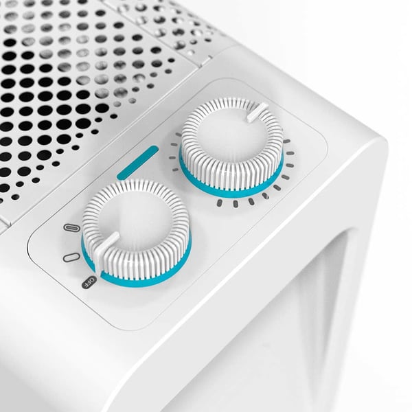 Orbegozo RMB 1510 elektrisk rumsvärmare inomhus Vit 1500 W Oljefritt värmeelement