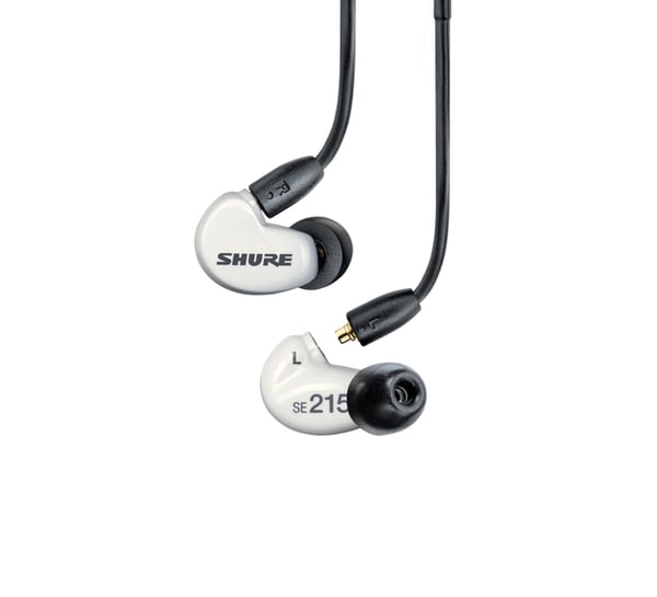Miniatyrbild 3 av 4: Shure AONIC 215 Headset Kabel I öra Samtal/musik Translucent, Vit