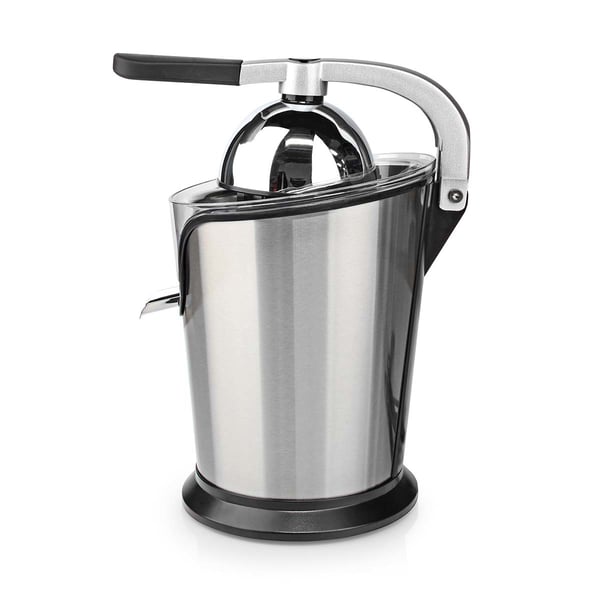 Nedis KAJC200SR juicepress Handdriven juicepress 100 W Aluminium, Svart