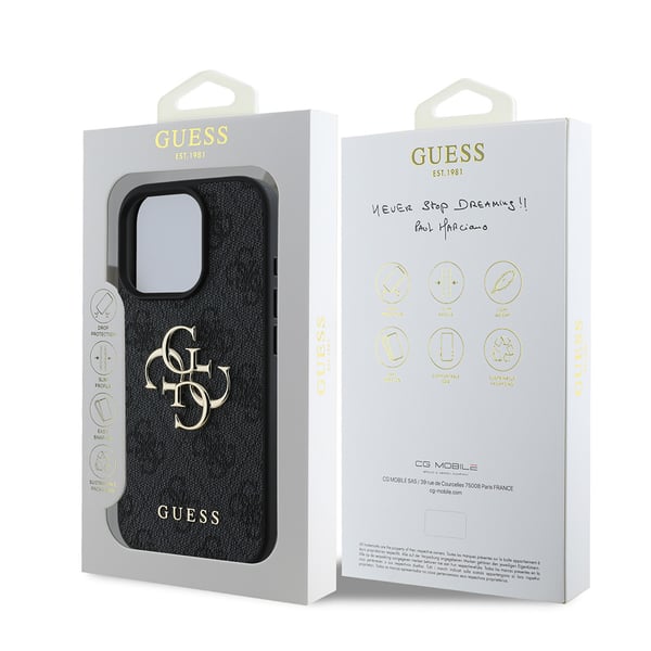 Miniatyrbild 4 av 5: GUESS 3666339327545 mobiltelefonfodral 16 cm (6.3") Mobilskal Svart
