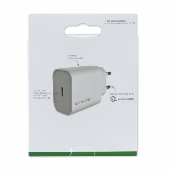 Pikkukuva 5 / 9: 4smarts 465575 mobiililaitteen laturi Universaali Valkoinen USB Sisätila