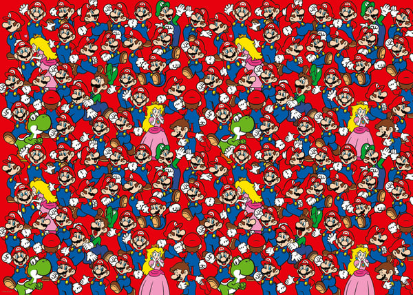 Ravensburger Challenge - Super Mario Puslespil 1000 stk