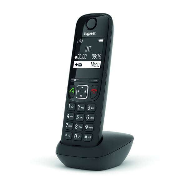 Miniatyrbillede 6 af 7: Gigaset AS690HX Analog/DECT-telefon Nummervisning Sort