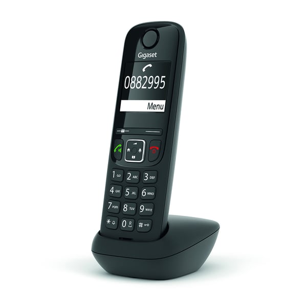 Miniatyrbillede 7 af 7: Gigaset AS690HX Analog/DECT-telefon Nummervisning Sort
