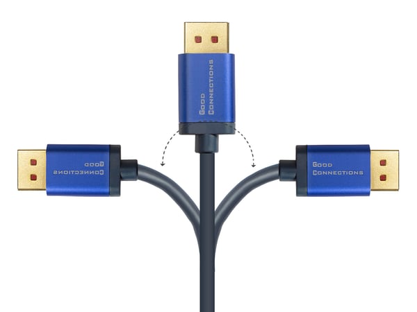 Alcasa 4814-SF005B DisplayPort kabel 0,5 m Blå