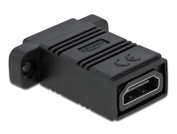 DeLOCK 81307 kabelomvandlare (hane/hona) HDMI Type A (Standard) Svart