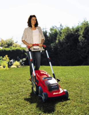 Einhell RASARRO Handgräsklippare Batteri Svart, Röd
