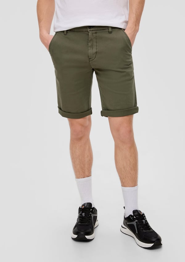 Miniatyrbillede 6 af 6: s.Oliver 2141166.7929.30 shorts Bermuda Hanstik Oliven