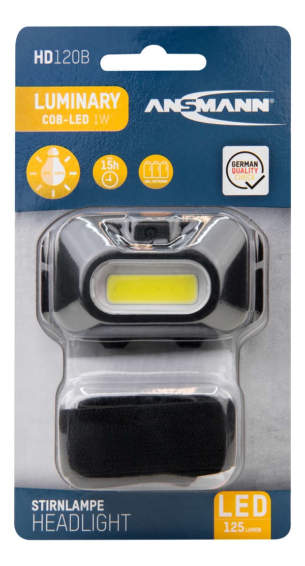 Miniatyrbild 4 av 6: Ansmann HD120B lykta LED Svart