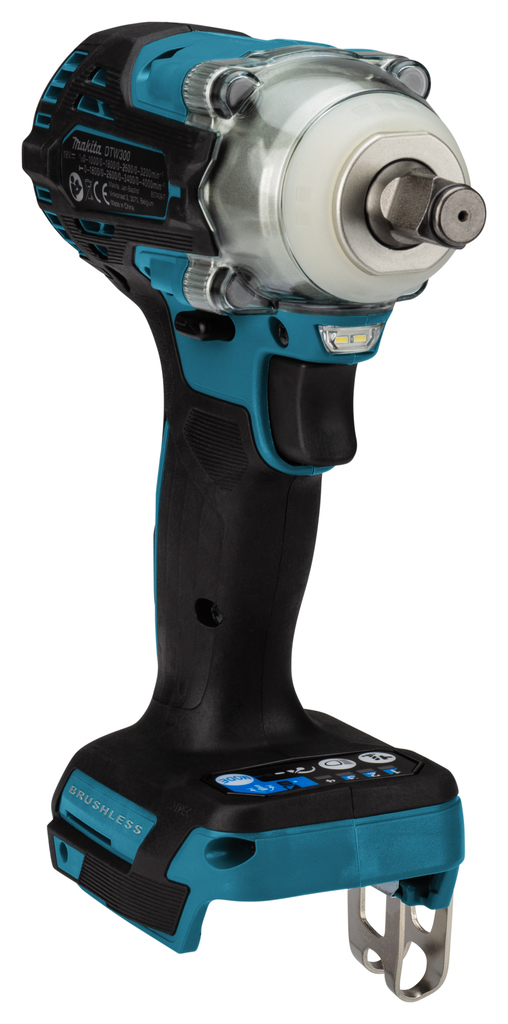 Makita DTW300ZJ Akku-Schlagschrauber 3200 RPM Svart, Blå, Grå