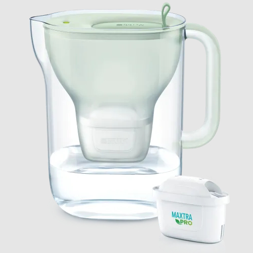 Miniatyrbild 5 av 9: Brita 1051367 vattenfilter Vattenfilterflaska 2,4 l Grön, Transparent
