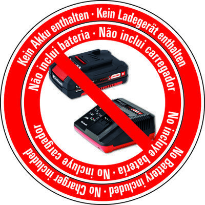 Einhell TC-SR 18 Li BT - Solo Sort, Rød 3 W