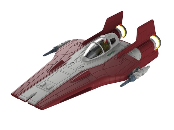 Miniatyrbild 1 av 3: Revell Resistance A-wing Fighter Monteringssats 1:144