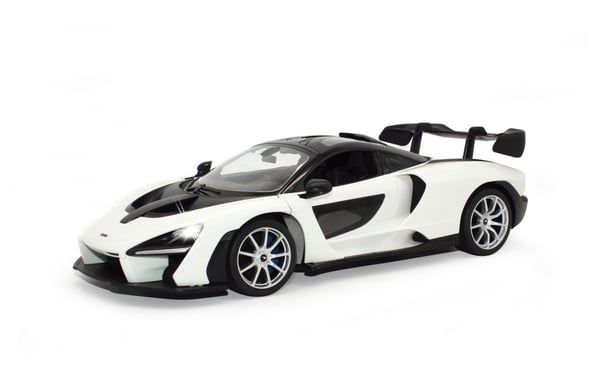 Miniatyrbillede 2 af 10: JAMARA McLaren Senna - Bil - Elmotor - 1:14 - Klar til brug (RTD) - Sort - Hvid - Plastik