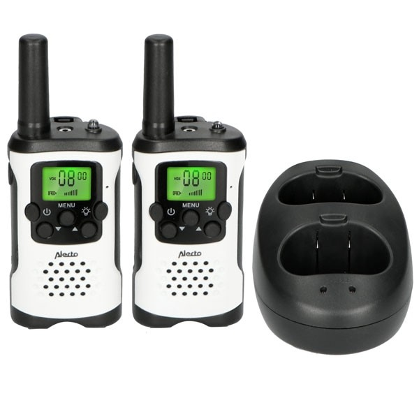 Alecto FR-175 to-vejs radio 8 kanaler Sort, Hvid Alecto FR-175 to-vejs radio 8 kanaler Sort, Hvid