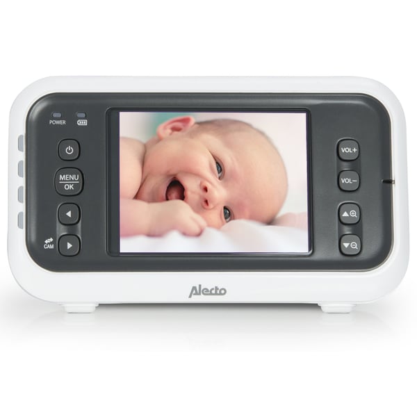Miniatyrbillede 6 af 11: Alecto DVM-77 Baby videoskærm Anthracit, Hvid