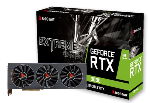 Biostar VN3806RMT3 näytönohjain NVIDIA GeForce RTX 3080 10 GB GDDR6X Biostar VN3806RMT3 näytönohjain NVIDIA GeForce RTX 3080 10 GB GDDR6X