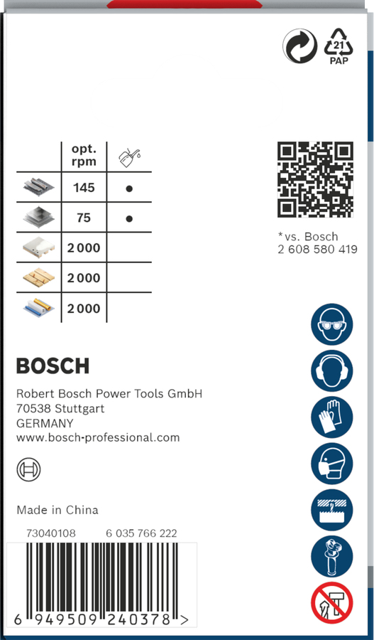 Miniatyrbillede 5 af 10: Bosch PRO Multi Material PC Plus hulsav Boremaskine 1 stk
