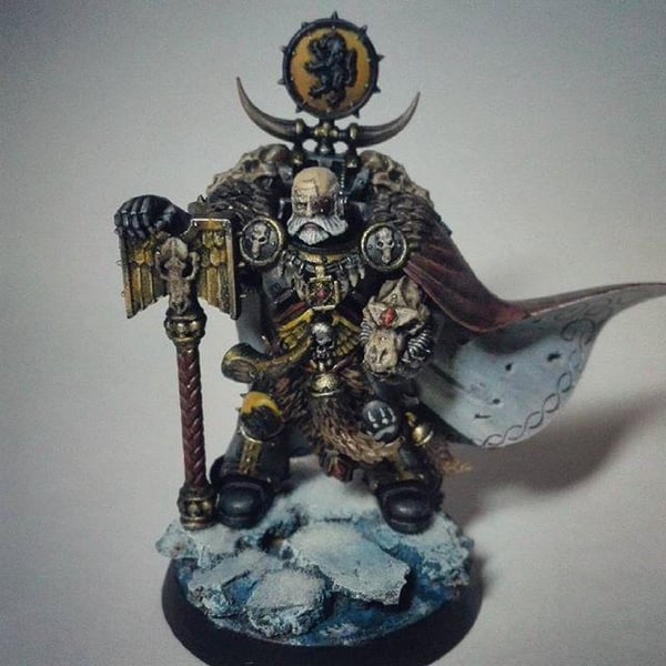 Miniatyrbild 11 av 13: Games Workshop Space wolves ulrik the slayer