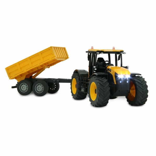 JAMARA JCB Fastrac Traktor med tiptrailer 1 24 2.4GHz