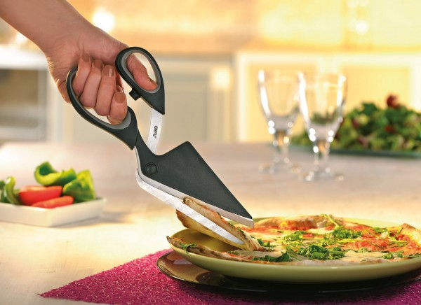 Pikkukuva 4 / 5: GEFU PEZZO keittiösakset 272 mm Musta, Harmaa Pizza