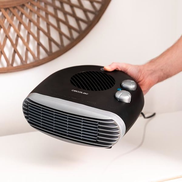 Cecotec 08250 varmeapparat Indendørs Sort, Grå 2000 W Husholdning bladløs ventilator