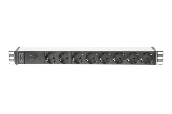 Digitus DN-95410 förlängningssladdar 2 m 8 AC-utgångar Svart