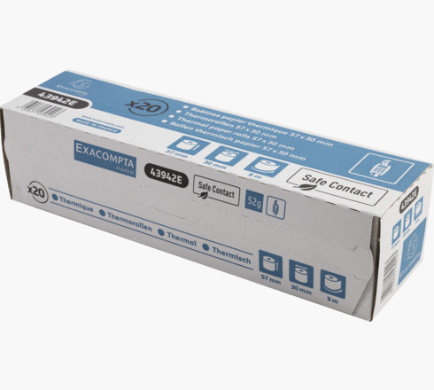 Exacompta Thermorolle SafeContact 43942E 57mmx9m 9 m