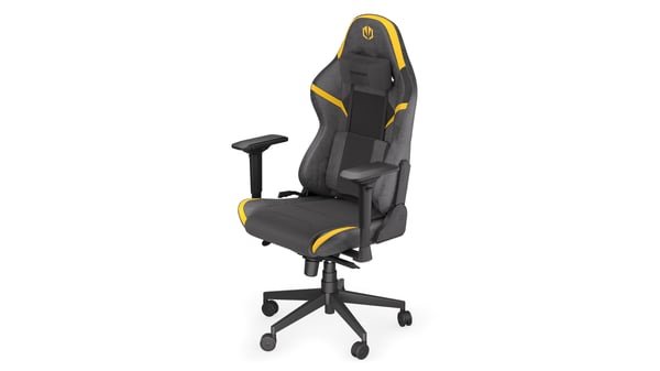 ENDORFY Scrim YL Gaming lænestol Trådsæde Sort, Gul