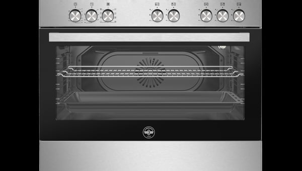 Miniatyrbillede 3 af 3: Bertazzoni La Germania Americana SE965EX24 komfur og ovn Fritstående komfur Elektrisk Gaskomfur Rustfrit stål