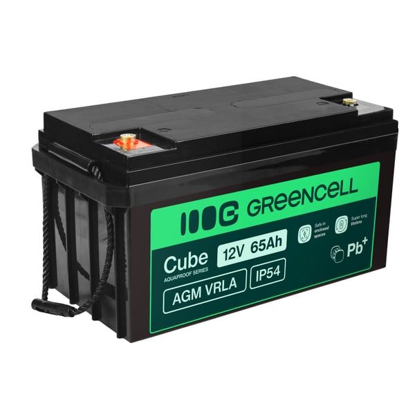 Miniatyrbillede 3 af 4: Green Cell AGM12V65AH-J UPS batteri Blybatterier (VRLA) 12 V 65 At