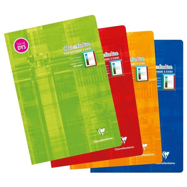 Miniatyrbillede 1 af 4: Clairefontaine 36148C blok og notesblok 48 ark Forskellige farver