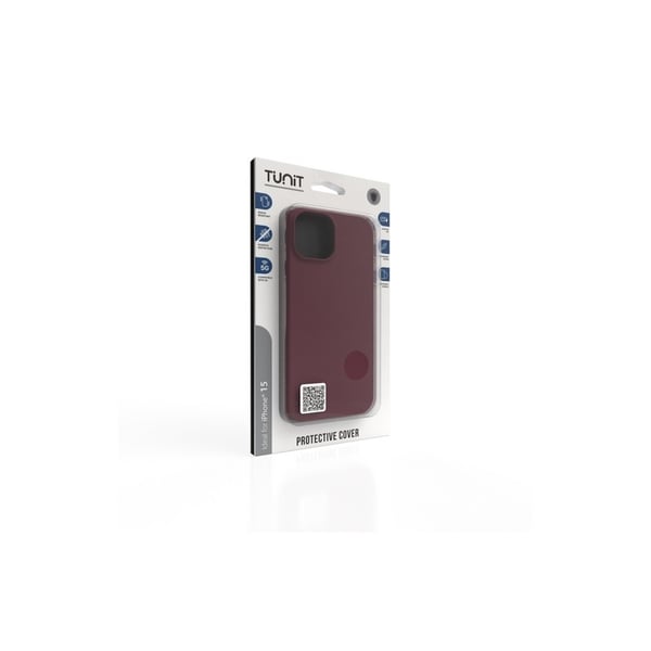TUNIT TTIP15MSBD mobiltelefonfodral 15,5 cm (6.1") Mobilskal Burgundisk