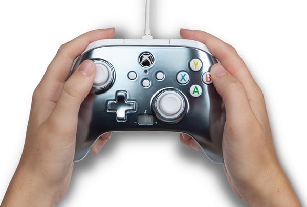 Miniatyrbillede 7 af 10: PowerA 1516986-01 Sølv USB Gamepad Analog/digital Xbox One, Xbox Series S, Xbox Series X