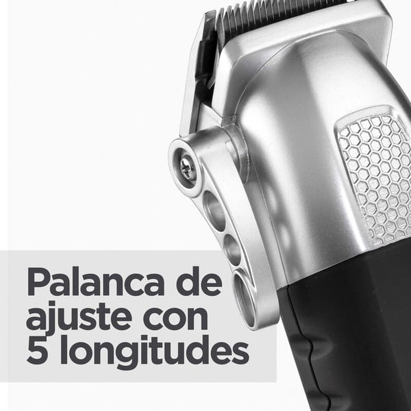 BaByliss E812E skæg- og hårtrimmer Sort, Rustfrit stål 8 Lithium-Ion (Li-Ion)