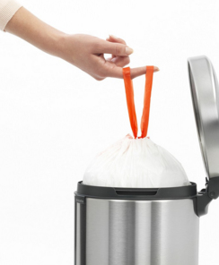 Brabantia 112102 papperkorgar 5 l Rund Rostfritt stål