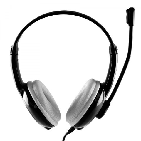 Miniatyrbillede 2 af 6: Media-Tech EPSILION USB MT3573 Hovedtelefoner Ledningsført Headset Opkald/musik Sort