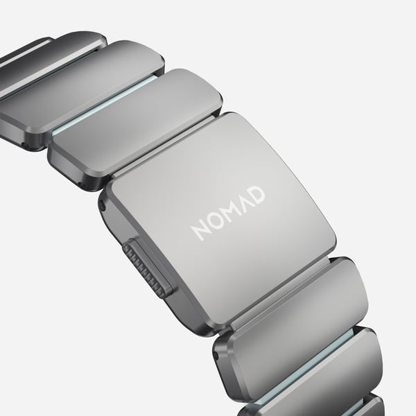 Miniatyrbillede 5 af 14: Nomad NM009902858 Smart bærbart (wearable) tilbehør Band Naturlig Titanium