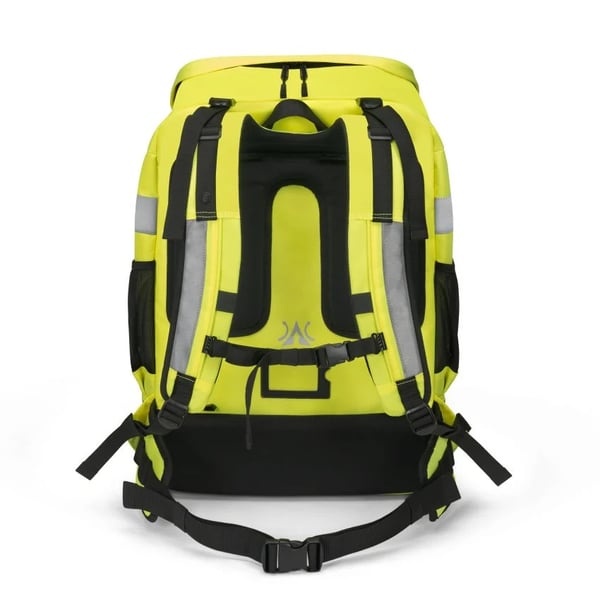 Miniatyrbillede 5 af 14: DICOTA Hi-Vis rygsæk Gul Polyethylenterephthalatfolie (PET), Termoplastisk polyurethan (TPU)