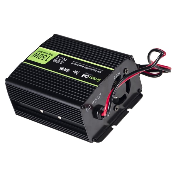 Green Cell INV06 virta-adapteri ja vaihtosuuntaaja Auto 150 W Musta